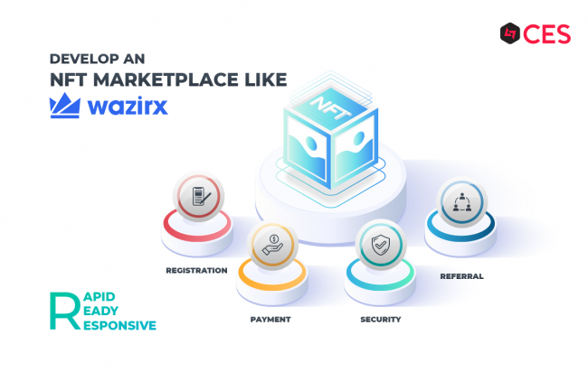 Develop an NFT marketplace like WazirX